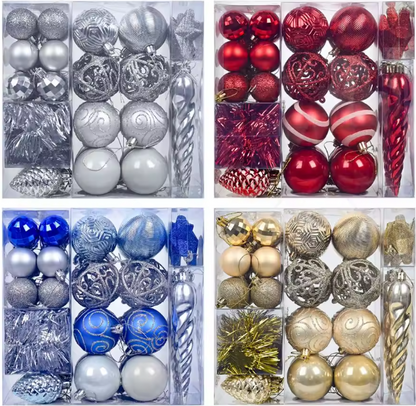 The Winterlight Ornament Set - 44pcs