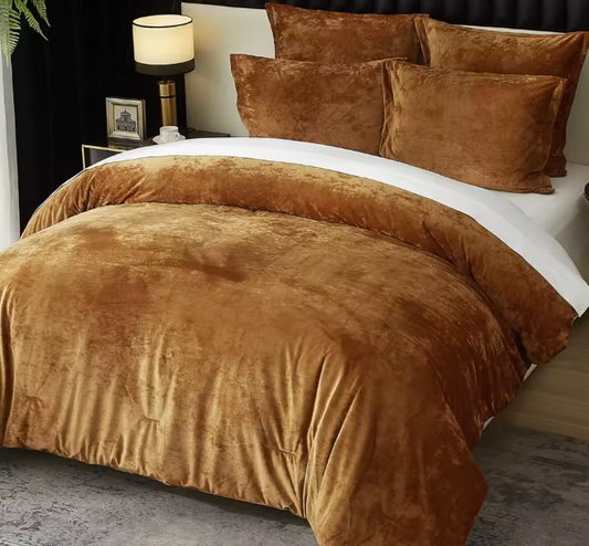The Golden Ember Comforter